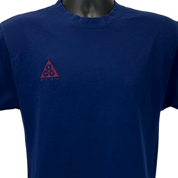 Nike ACG T Shirt All Conditions Gear Short Sleeve BQ7342-492 Blue XS X-Small - Picture 1 of 8